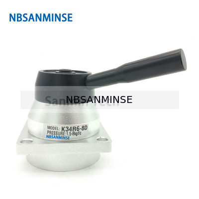 NBSANMINSE K34R6 G1 / 4 "Tangan Beralih Katup Gambar Katup Mekanik Panduan Pneumatik Katup G 1/4 Thread