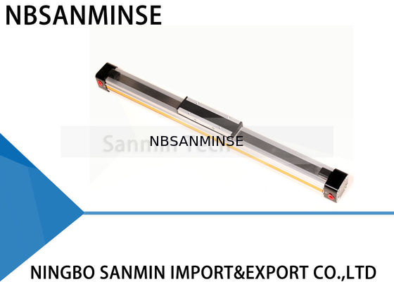 OSP-P Silinder pneumatik kecepatan tinggi tanpa batang mekanis dengan rel panduan 10-80mm beraksi ganda untuk mesin industri