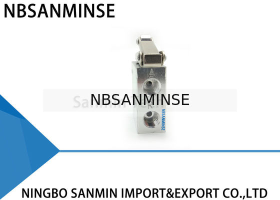 Seri JM 1/4 Mekanik Katup Pneumatik Jenis Berhenti Mekanik Katup Penutupan Katup Throttle Dua Posisi Tiga Arah