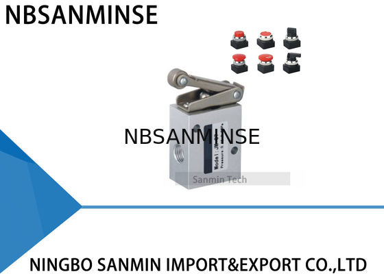 Seri JM 1/4 Mekanik Katup Pneumatik Jenis Berhenti Mekanik Katup Penutupan Katup Throttle Dua Posisi Tiga Arah