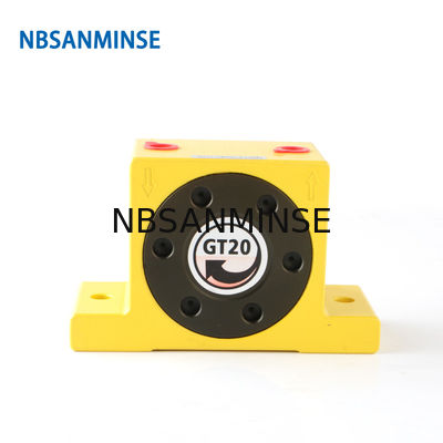 GT 1/8 1/4 Pneumatic Turbine Vibrator Air Vibrator Tekanan Rendah Untuk Industri Makanan Dan Farmasi Jenis Bola