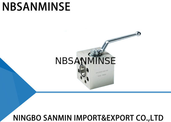 Katup Bola 2 Arah Tekanan Tinggi Dengan Industri Hidrolik SAE-Flange