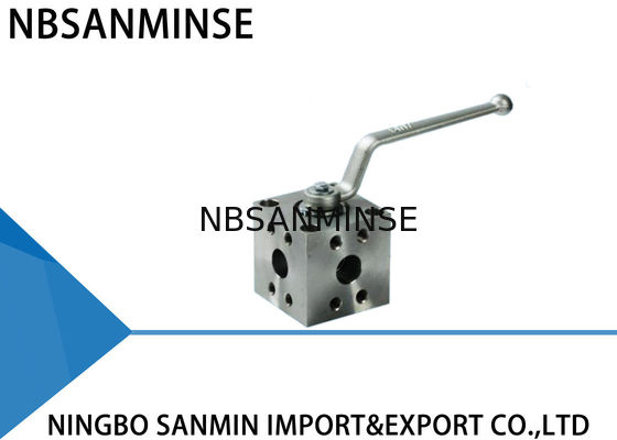 Katup Bola Hidraulik 3 ArahDengan Insinyur Industri SAE Flange
