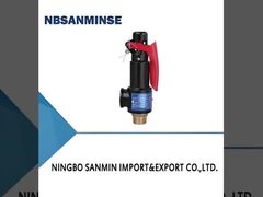 Tipe N besi cor katup spring safety 35bar kunci