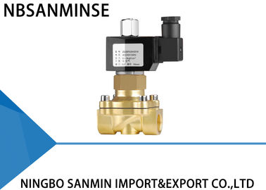 Z6 Anti Ledakan Forged Brass Solenoid Valve Biasanya Terbuka 0 - 65 ℃ Suhu