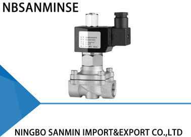 Z7 2 Way Biasanya Ditutup Solenoid Valve Tindakan Langsung 0 - 5 kgf / cm ² Tekanan