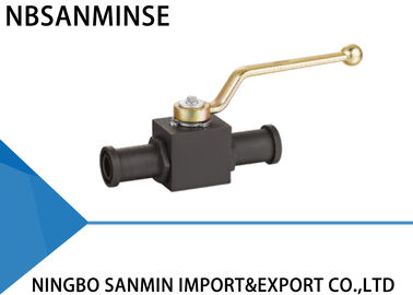 KHB KHM Mematikan Hidrolik Ball Valve Carbon Steel 16mm 20mm 25mm Diameter Dengan SAE Flange