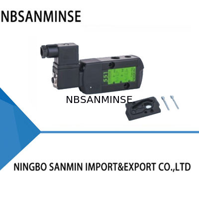 Katup Solenoid Kumparan Tunggal NAMUR Tahan Air IP65 0,2 - 1,0Mpa 60°C Segel NBR PUR NBSANMINSE