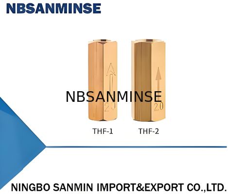 Tekanan tinggi THF Oil Return Check Valve Dengan Orifisi ¥0.8- ¥3.0mm Dan Tekanan Maksimum 15 Bar