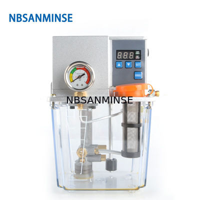 NBSANMINSE SDX2-22C Pompa Pelumasan Minyak Tipis Gear 2 liter 3 Liter 2 Mpa dengan tunggal / Ganda tampilan digital Untuk CNC Ma