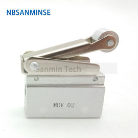 NBSANMINSE MOV 1/8 G Benang Mekanik Katup Kontrol Pneumatik Katup Udara Rol dorong seleksi untuk Paket mesin Autom