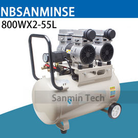 800WX2 - 55L Kompresor Udara Mini Oilless Tekanan Tinggi Desain Bisu Kayu Aplikasi Rumah AC220V Berkualitas Tinggi